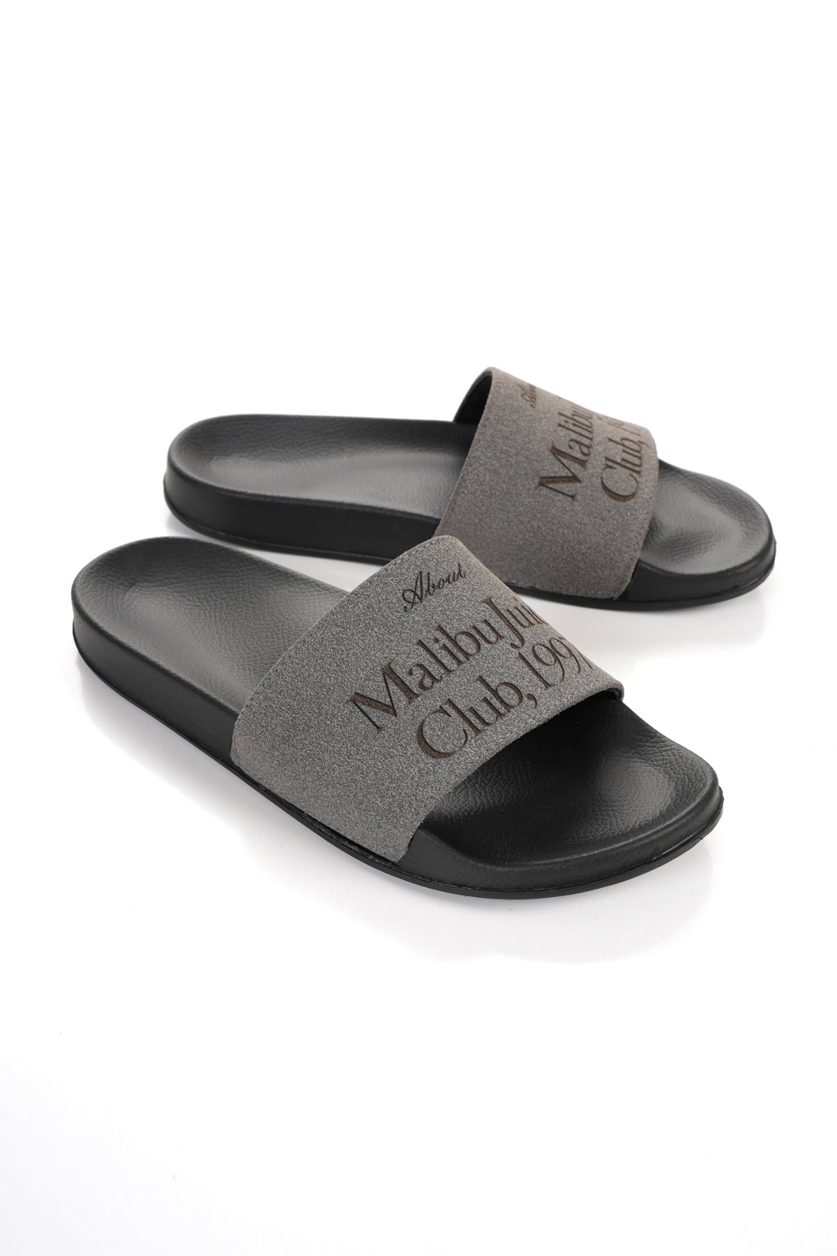 Malibu Gri Erkek Eva Günlük Plaj Terliği