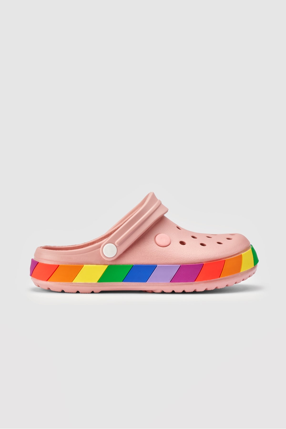 Samesa Pembe gökkuşağı Clogs Eva Yazlık Plaj - Günlük Terlik