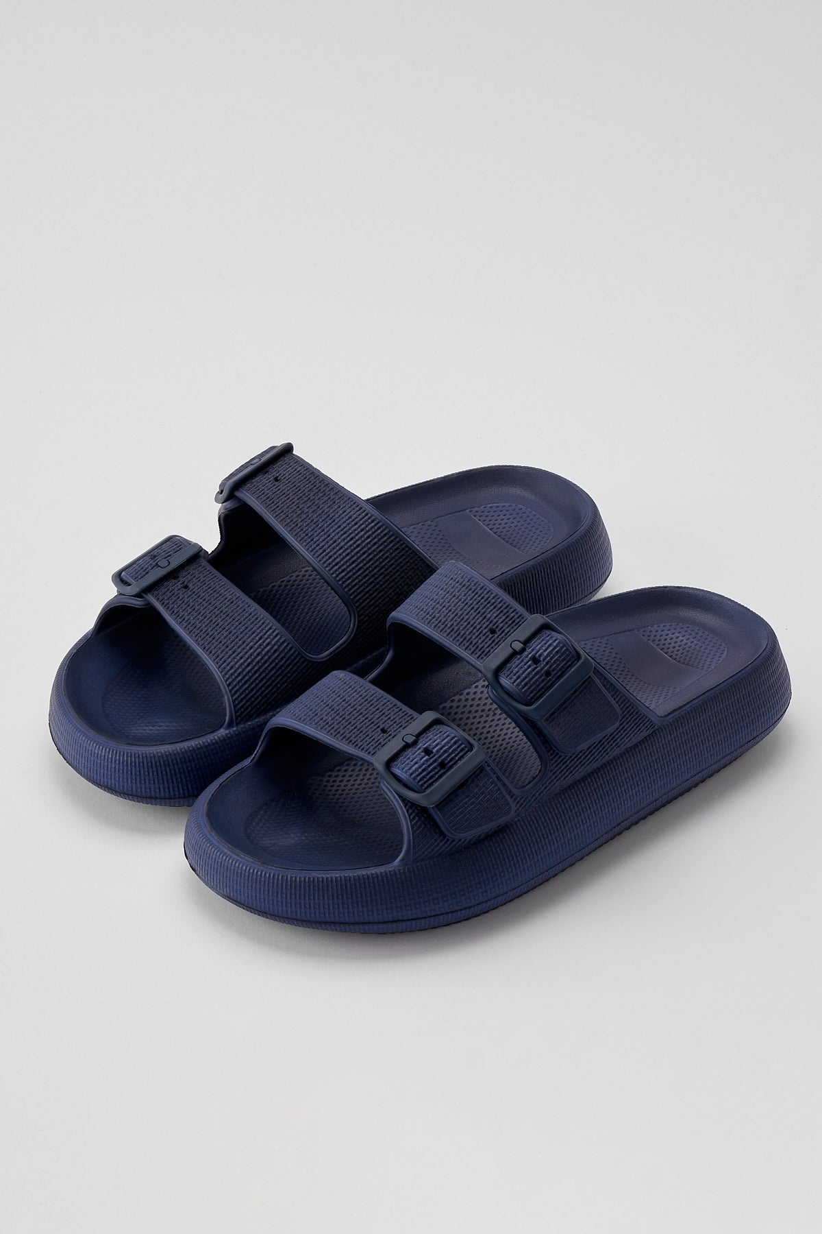 Lily Lacivert Çift Bant Eva Platfrom Günlük Yazlık Plaj Terliği