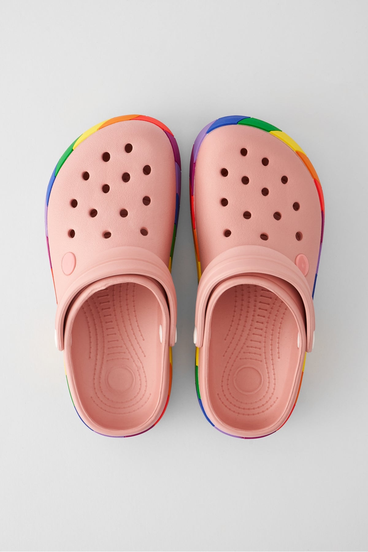 Samesa Pembe gökkuşağı Clogs Eva Yazlık Plaj - Günlük Terlik
