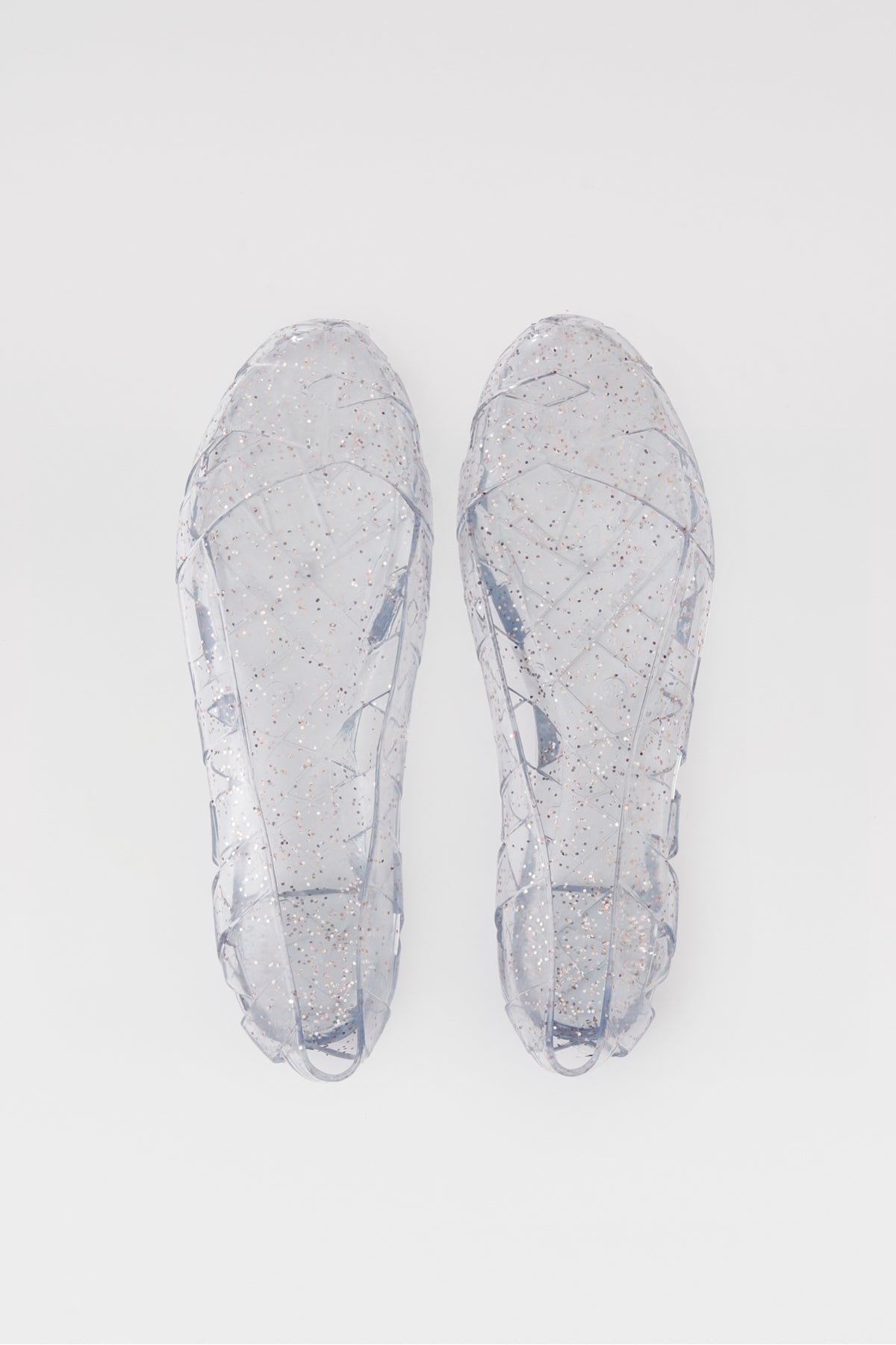 BABETO şeffaf simli bayan deniz ayakkabısı