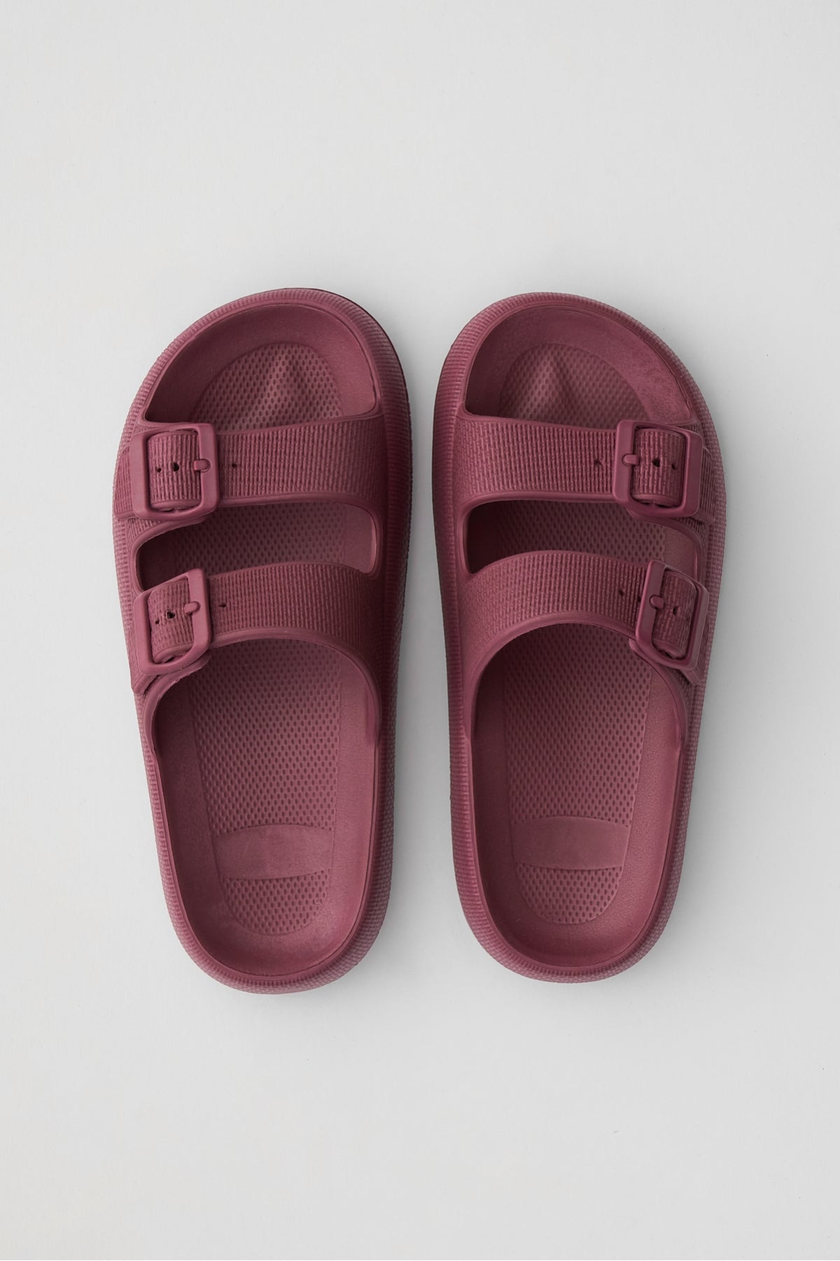 Lily Vişne Çift Bant Eva Platfrom Günlük Yazlık Plaj Terliği