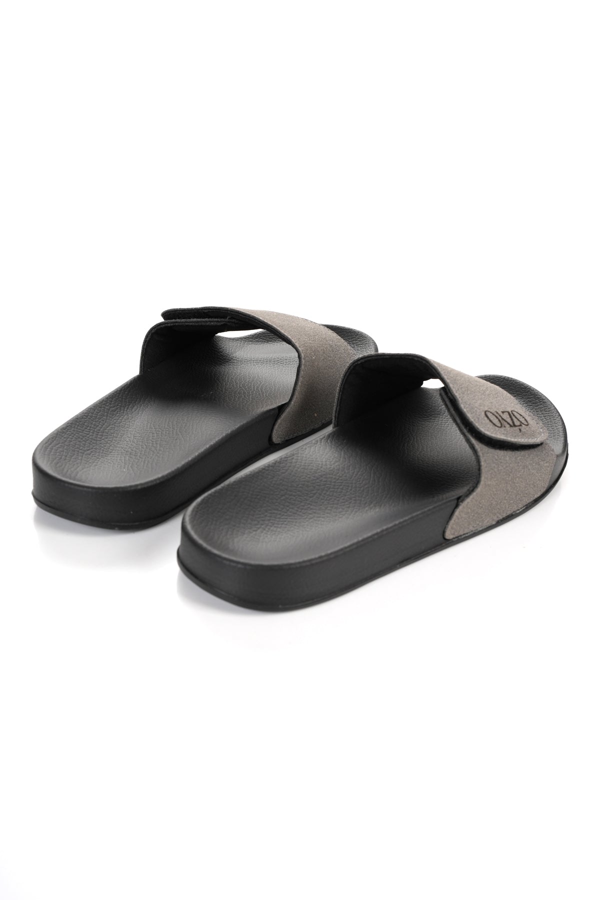 OZYO Gri Erkek Eva Günlük Plaj Terliği