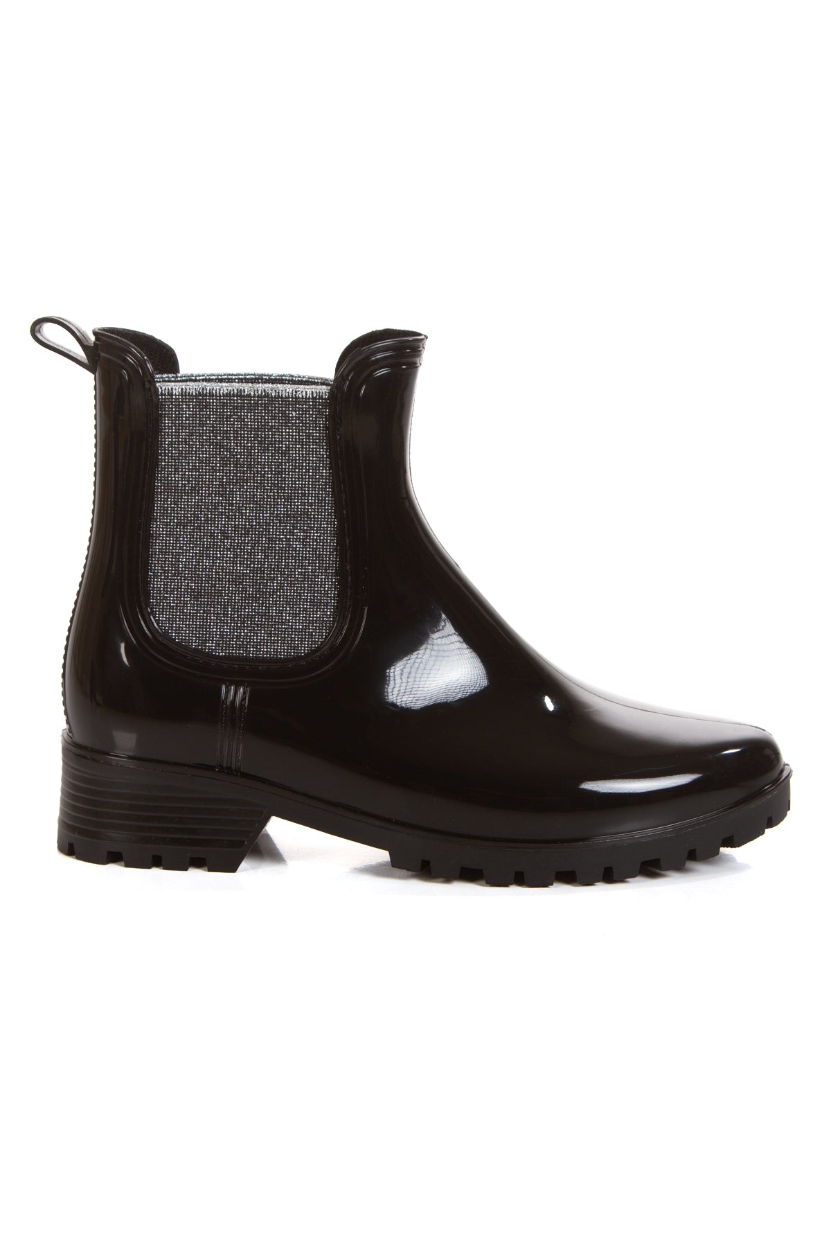 Ducie Londan  siyah poliüretan tabanlı yağmur botu