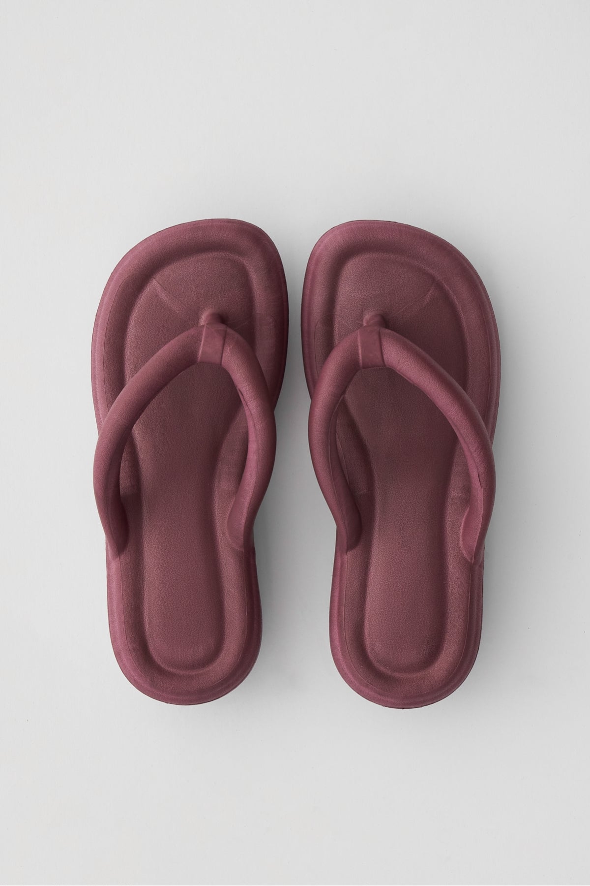 Milla Vişne Parmak arası Eva Yazlık Plaj - Günlük Platform Terlik