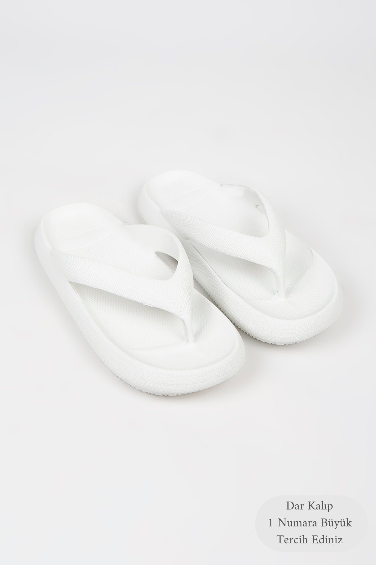 Antonio Beyaz Erkek Parmak Arası Eva Plaj Terliği