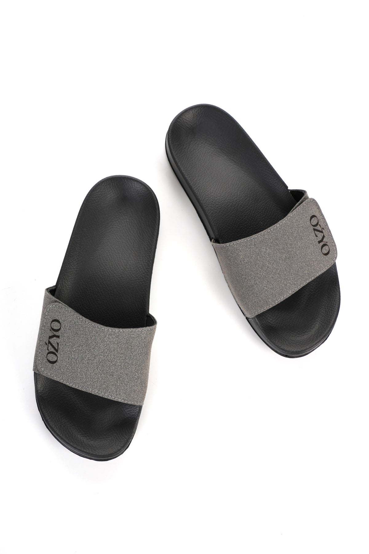 OZYO Gri Erkek Eva Günlük Plaj Terliği